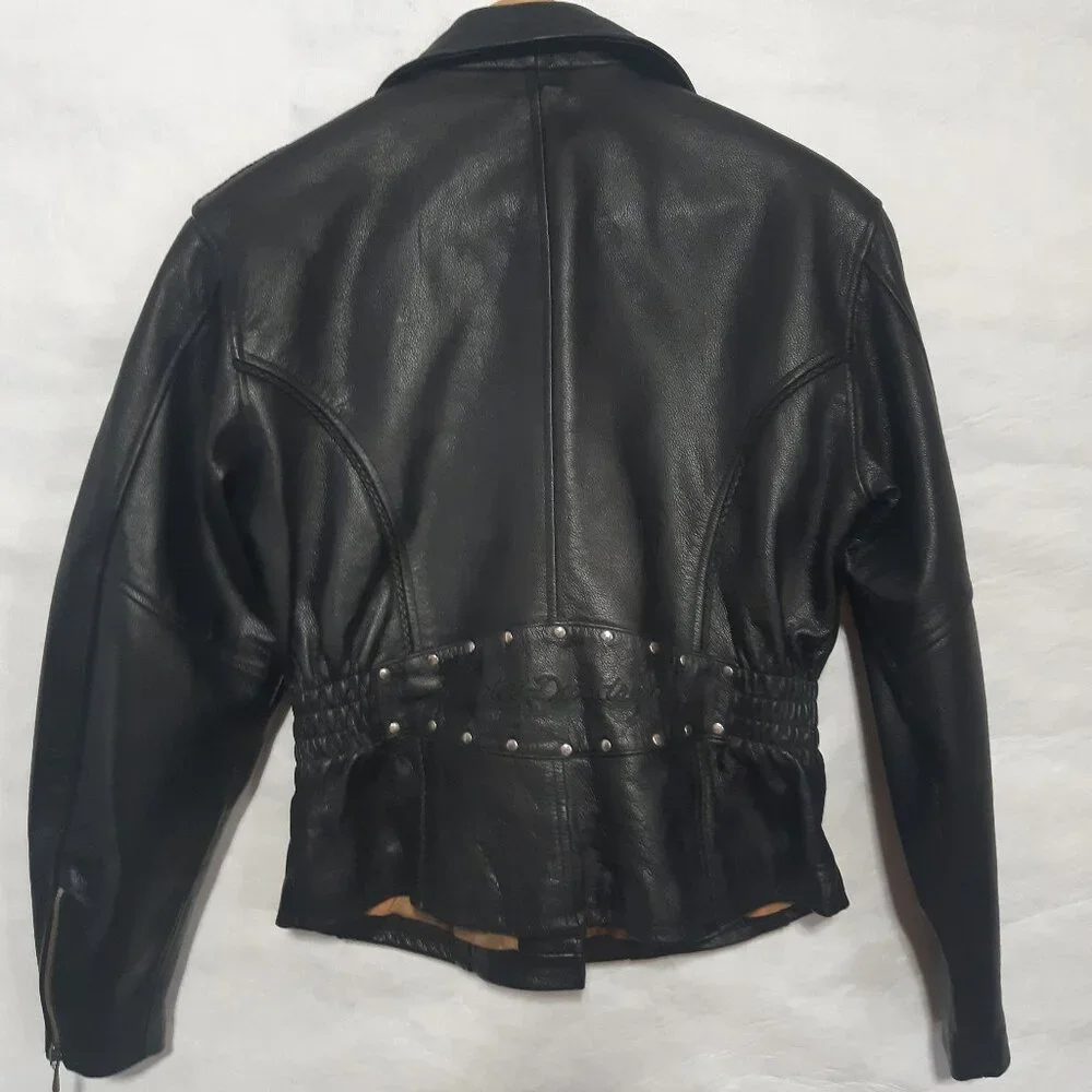 Harley-Davidson "An American Legend"-Authentic Vest Genuine Leather Women Medium - Picture 10 of 17